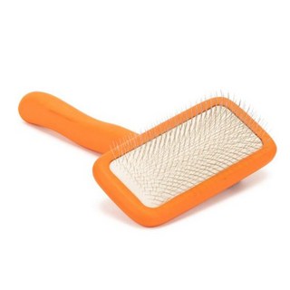 미니 소프트 슬리커브러쉬 스탠다드펫 강아지슬리커 고양이빗 엉킨털 제거, 미니 오렌지 소프트핀, 1개
