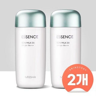 미샤 (1+1) 올 어라운드 세이프 블록 에센스 선 밀크 EX 70ml, 2개
