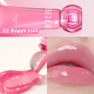 NUSE 麗珠蘭果漾唇蜜 美唇養護 水光感 保濕滋潤 02 氣泡粉兔, 1個, 02 氣泡粉兔 BUNNY FIZZ, 02 氣泡粉兔 BUNNY FIZZ
