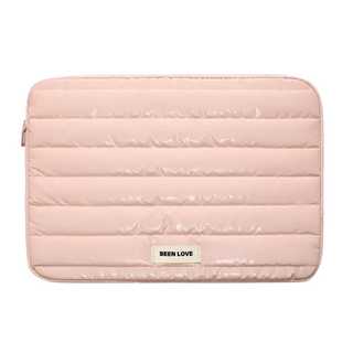 온결상 패딩 노트북 파우치, 핑크, 1개