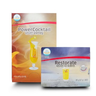독일피엠 파워칵테일+리스토레이트 2종세트, 625g, 1세트