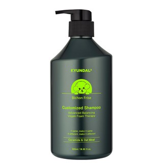 견달 비숑 프리제 전용 어드밴스드 밸런싱 커스터마이즈드 강아지 저자극 천연 애견 샴푸 린스 겸용, 1개, 500ml