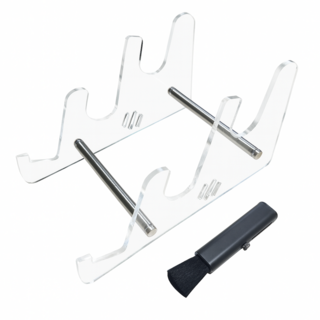 데테리아 아크릴 키보드 거치대 3단 + 청소솔 세트