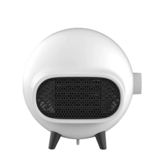 5세대 NEW PTC 초저소음 미니 온풍기 전기 히터, 클리어화이트