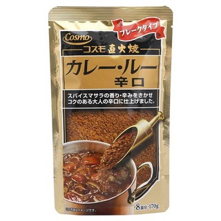 日本 Cosmo 直火烤製咖哩顆粒 辣味, 1包, 170g