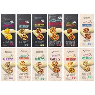 남향푸드 브리또 또띠아 12종 12개 / 냉동 부리또, 125g