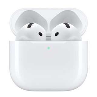 화이트케이스 Apple 에어팟 4세대 블루투스 이어폰 유선충전, 화이트, hgsde-c