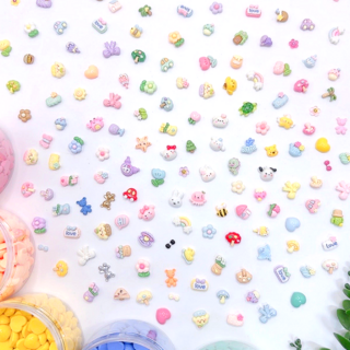 미니파츠 미니 데코덴 탑꾸 재료, 70개, 미니 멀티