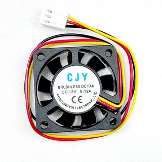 CJY 12V 0.12A 4010 냉각팬 씨제이와이 브러쉬리스 쿨러, 1개