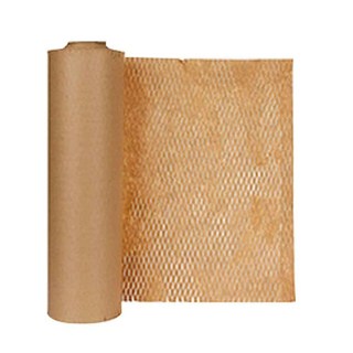 재사용종이 친환경 완충재 벌집 뽁뽁이 선물 포장 jun*59949UI, 브라운 30cm x 40M