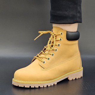 국산 캐주얼 스티치 쿠션 남자 지퍼 워커 발편한 숏 부츠 웰트화 논슬립 슈즈