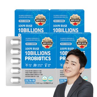 자연의품격 GNM 100억 유산균 프로바이오틱스, 60정, 4개