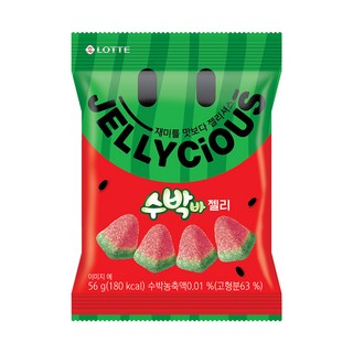 롯데제과 수박바 젤리, 56g, 40개