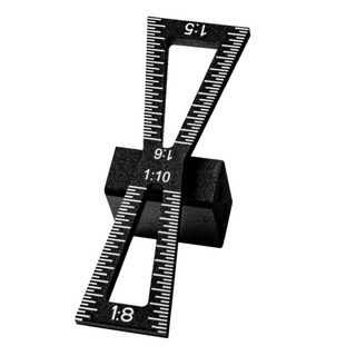 鳩尾榫板1:5 & 1:8 1:6 & 1:10 燕尾規 鳩尾榫 劃線規 燕尾榫 鳩尾三角榫規 榫接, 1個