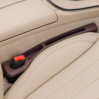 헤인느 전차종 호환 차량 틈새 쿠션 빠짐 방지 사이드 포켓 자동차 수납 좌우세트, 2개, 브라운