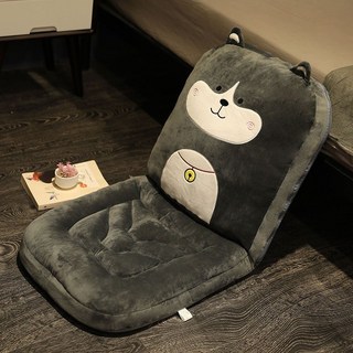 兒童單人沙發椅 懶人椅 閱讀角 飄窗 小沙發 可折疊, 1個, 哈士奇