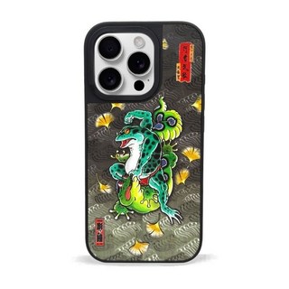 IC聯名 刺青師聯名水滸蛙武松打虎磁吸殼 軍規防摔 i17 17pro 17promax Plus 手機殼