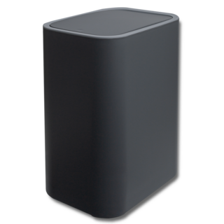 리던홈 원터치 휴지통 화장실 쓰레기통, 다크그레이