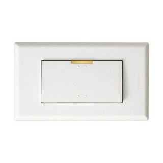 士林電機 單開關 生活系列 開關附蓋板 L9-1100 - 大林電子, 1個