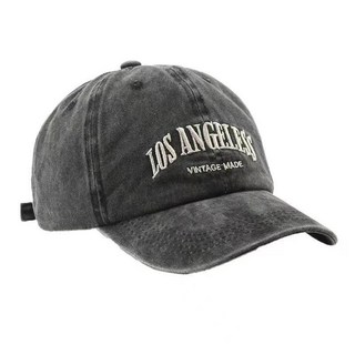 美式復古水洗做舊棒球帽 女春夏破洞設計鴨舌帽 大頭圍友善顯臉小 潮牌街頭穿搭 百搭牛仔帽 透氣防曬