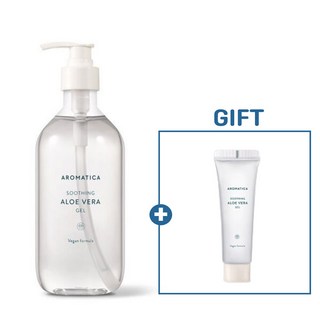 아로마티카 유기농 알로에 베라 젤 300ml 500ml+(티트리 카밍젤50ml), 알로에 베라 젤 500ml+티트리젤 증정, 1개