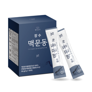 [2박스] 맥문동 2g X 30포 국산 맥문동분말 간편섭취, 2개, 60g
