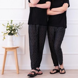 데일리 남녀공용 일자형 냉감 아이스 쿨 팬츠 고무줄 밴딩 몸빼 여름 바지 커플팬츠