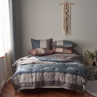 [국내제작] 텐셀 모달 100% 사계절 겨울 차렵이불 옥수수 항균솜 이불 침구 9oz