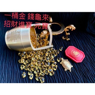 畫意坊 風水擺件 金龜 招財聚寶盆 純銅元寶辦公室招財小物 家居客廳風水裝飾