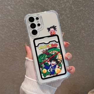드래곤볼 삼성 갤럭시 케이스 핸드폰 드래곤 볼 재미있는 카드 홀드 케이스 A73 A72 A71 A55 A54 A53 A52 A35 A34 A33 A25 A24 A23 A15 A1