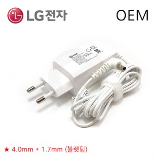 LG 울트라PC LG15U47 15U470 15UD470 15UB470 A13-040N3A A12-065N2A 노트북 아답터 충전기 (일체형), 1개