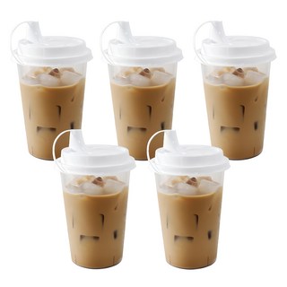 하니생활용품 다회용컵, 500ml, 5개