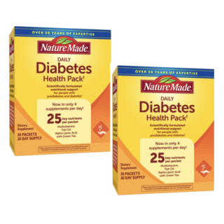 미국 코스트코 네이처 메이드 다이어베틱 당뇨 건강팩 60 패켓, 60회분, 2개
