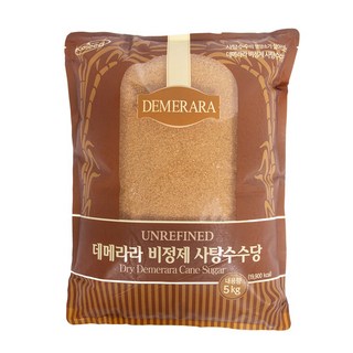 데메라라 비정제사탕수수당5kg 모리셔스 브라운 사탕수수당, 5kg, 1개