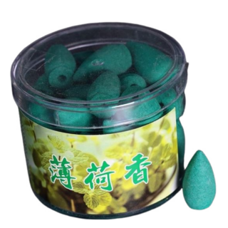 倒流香 (子彈頭/錐香/寶塔香) 老山檀香/沉香/烏沉/藏香/玫瑰/薰衣草, 1個