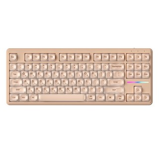 퓨리큐브 IP87 저소음 멤브레인 87키 텐키리스 키보드 - 특조 기계식 감각 사무용 한글 각인 비투광 키캡 RGB 유선 모드 파운데이션 시리즈 민트 베이스, 리퀴드 파운데이션