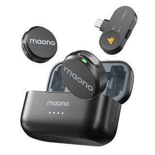 Maono Wave T5 초경량 무선 마이크(Pro Creator Edition), 번개