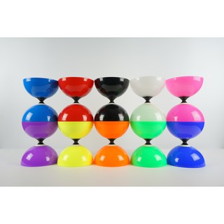 三鈴SUNDIA FLY飛漾單培鈴 飛漾三培鈴 扯鈴 培鈴(初學者專用), 紫色單培, 含扯鈴木棍, 1套