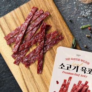 [맛꾼] 소고기함량 84 국내산 프리미엄 육포, 10개, 20g