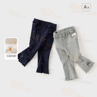新竹出貨 兒童褲子 2025秋季新款 女童 休閒褲 寶寶 喇叭褲 春秋 女寶 洋氣 內搭褲 秋裝 百搭 韓版