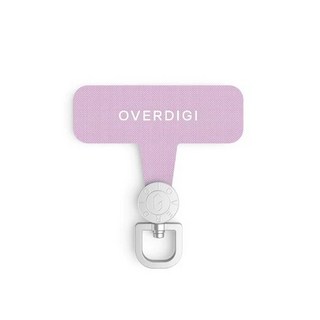 OVERDIGI 360度旋轉墊片 超薄0.4mm手機掛繩夾片 多色可選, 紫, 1個