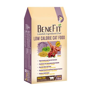 【臭貓動物園】BENEFIT斑尼菲｜L.I.D.低敏貓糧 體態抗氧, 6kg, 1個, 羊