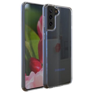 三星S21 S21+ S21 Ultra 晶透玻璃殼 鋼化玻璃背蓋 晶瑩透亮手機保護殼