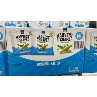 Calbee 荷璽 烘焙豌豆脆片 原味鹽味 50入裝 淨重900g, 1箱, 豌豆脆果50包共900公克