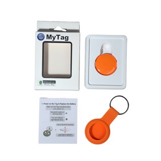 雙系統谷歌安卓IOS/goole跨境防丟器定位器追蹤器汽車老人小孩包j, 1個, ag10海外版橙色:1