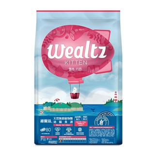 維爾滋 Wealtz 天然無穀 幼貓 貓糧, 混合口味, 6kg, 1袋