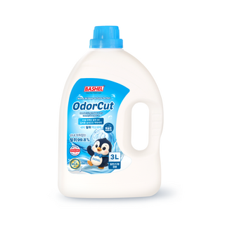 바쉘 퍼펙트 탈취 9X 딥퍼퓸 실내건조 액체세제 드럼 일반 겸용 코튼캔디, 1개, 3L