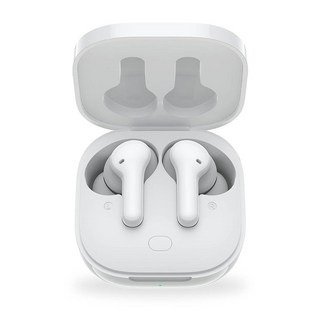 QCY T13 트루 와이어리스 이어버드 블루투스 5.1 헤드폰 터치 컨트롤 충전 케이스 포함 방수 스테레오 이어폰 인이어 내장 마이크 헤드셋 40시간 재생 시간 (블랙), 화이트, 1개