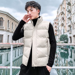 秋冬男士韓版潮流羽絨棉加厚保暖馬甲背心