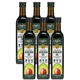 Grove 克羅福 冷壓初榨酪梨油 500ml x 6入, 6